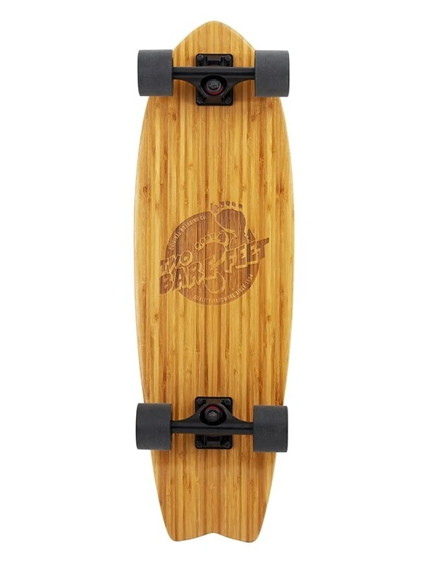 Two Bare Feet "The Buddy" 31in Bamboo Series Longboard Skateboard Complete 1 Two Bare Feet "The Buddy" 31in Bamboo Series Longboard Skateboard Complete