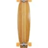 Two Bare Feet "The Chad" 42in Bamboo Series Longboard Skateboard Complete (Orange Wheels)