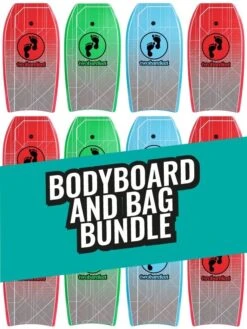Two Bare Feet Space Single Bodyboard And Bag Bundle (Choice Of 33", 37", 41", 42", 44")