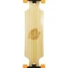 Two Bare Feet "The Hunter" 40in Bamboo Series Longboard Skateboard Complete (Orange Wheels)