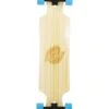 Two Bare Feet "The Hunter" 40in Bamboo Series Longboard Skateboard Complete (Blue Wheels)