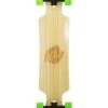 Two Bare Feet "The Hunter" 40in Bamboo Series Longboard Skateboard Complete (Green Wheels)