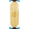 Two Bare Feet "The Austin" 36in Bamboo Series Longboard Skateboard Complete (Blue Wheels)