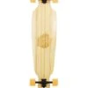 Two Bare Feet "The Duke" 41in Bamboo Series Longboard Skateboard Complete (Orange Wheels)