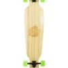 Two Bare Feet "The Duke" 41in Bamboo Series Longboard Skateboard Complete (Green Wheels)