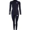 Two Bare Feet Womens Silicone Print Series 2.5mm Wetsuit Jacket & Pants Set (Black/White)