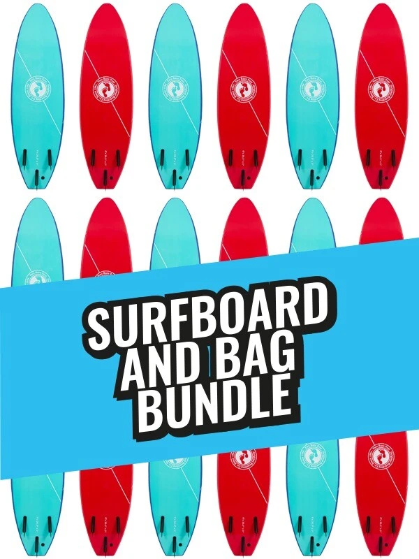 Two Bare Feet Foamy Surfboard & Boardbag Package (6ft, 7ft, 8ft) 1 Two Bare Feet Foamy Surfboard & Boardbag Package (6ft, 7ft, 8ft)