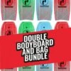 Two Bare Feet Space Double Bodyboard And Bag Bundle (Choice Of 33", 37", 41", 42", 44")