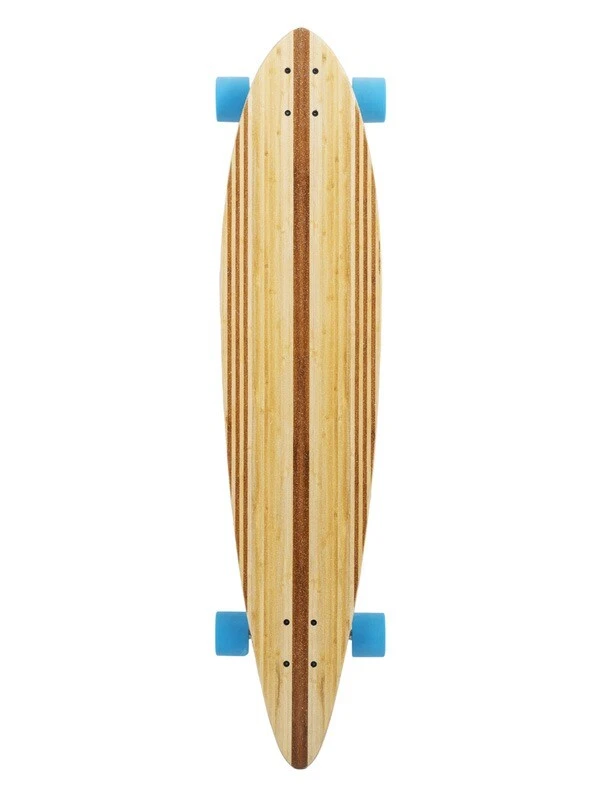 Two Bare Feet "The Chuck" 44in Bamboo Series Longboard Skateboard Complete (Blue Wheels) 2 Two Bare Feet "The Chuck" 44in Bamboo Series Longboard Skateboard Complete (Blue Wheels) - Image 2