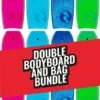 Two Bare Feet Lagoon Double Bodyboard And Bag Bundle (Choice Of 33", 37", 41", 42", 44")