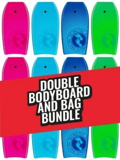 Two Bare Feet Lagoon Double Bodyboard And Bag Bundle (Choice Of 33", 37", 41", 42", 44")