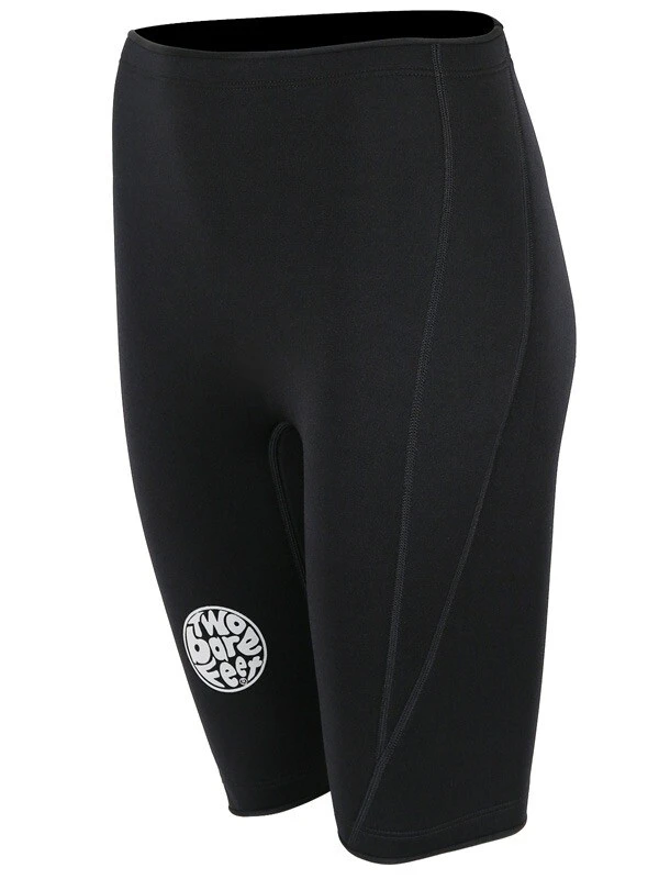 Two Bare Feet Womens Heritage 3mm Wetsuit Shorts (Black) 2 Two Bare Feet Womens Heritage 3mm Wetsuit Shorts (Black) - Image 2