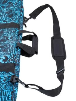 37" Double Bodyboard Bag (Blue Classic Pattern) -Surf Tide Motion 37 double cp bodyboard bag blue 4