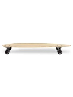 Two Bare Feet "The Chuck" 44in Bamboo Series Longboard Skateboard Complete (Black Wheels) -Surf Tide Motion 3 001 the chuck side min