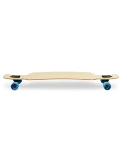 Two Bare Feet "The Parker" 42.5in Bamboo Series Longboard Skateboard Complete (Blue Wheels) -Surf Tide Motion 3 002 parker side 2