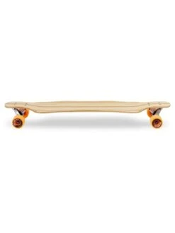 Two Bare Feet "The Larry" 39in Bamboo Series Longboard Skateboard Complete (Orange Wheels) -Surf Tide Motion 3 004 larry side