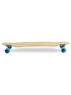 Two Bare Feet "The Larry" 39in Bamboo Series Longboard Skateboard Complete (Blue Wheels) -Surf Tide Motion 3 004 larry side 1