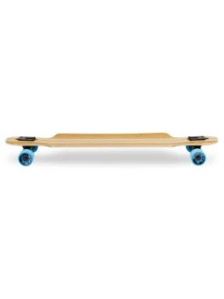 Two Bare Feet "The Hunter" 40in Bamboo Series Longboard Skateboard Complete (Blue Wheels) -Surf Tide Motion 3 006 hunter side 1