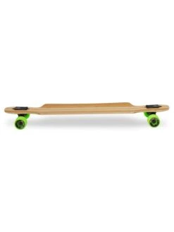 Two Bare Feet "The Hunter" 40in Bamboo Series Longboard Skateboard Complete (Green Wheels) -Surf Tide Motion 3 006 hunter side 3