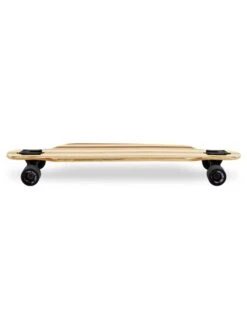 Two Bare Feet "The Austin" 36in Bamboo Series Longboard Skateboard Complete (Black Wheels) -Surf Tide Motion 3 007 austin side min