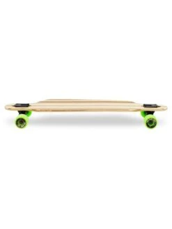 Two Bare Feet "The Austin" 36in Bamboo Series Longboard Skateboard Complete (Green Wheels) -Surf Tide Motion 3 007 austin side 1 2