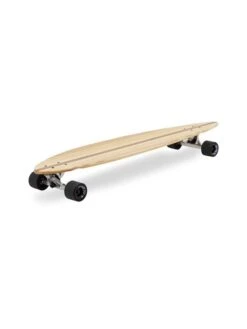 Two Bare Feet "The Chuck" 44in Bamboo Series Longboard Skateboard Complete (Black Wheels) -Surf Tide Motion 4 001 the chuck diagonal min