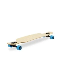 Two Bare Feet "The Parker" 42.5in Bamboo Series Longboard Skateboard Complete (Blue Wheels) -Surf Tide Motion 4 002 parker diagonal 2