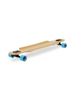Two Bare Feet "The Hunter" 40in Bamboo Series Longboard Skateboard Complete (Blue Wheels) -Surf Tide Motion 4 006 hunter diagonal 1