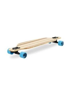 Two Bare Feet "The Austin" 36in Bamboo Series Longboard Skateboard Complete (Blue Wheels) -Surf Tide Motion 4 007 austin diagonal 1