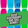 Two Bare Feet Lagoon Quad Bodyboard And Bag Bundle (Choice Of 33", 37", 41", 42", 44")