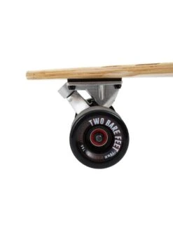 Two Bare Feet "The Chuck" 44in Bamboo Series Longboard Skateboard Complete (Black Wheels) -Surf Tide Motion 5 001 the chuck wheel min