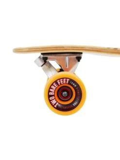 Two Bare Feet "The Larry" 39in Bamboo Series Longboard Skateboard Complete (Orange Wheels) -Surf Tide Motion 5 004 larry wheel