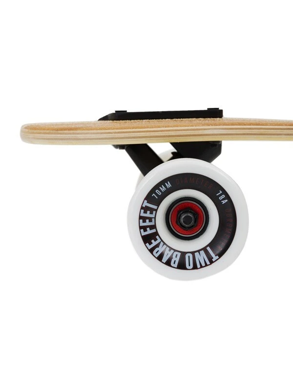 Two Bare Feet "The Hunter" 40in Bamboo Series Longboard Skateboard Complete (White Wheels) 5 Two Bare Feet "The Hunter" 40in Bamboo Series Longboard Skateboard Complete (White Wheels) - Image 5