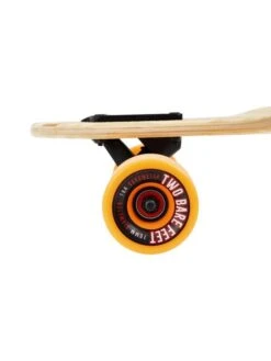Two Bare Feet "The Duke" 41in Bamboo Series Longboard Skateboard Complete (Orange Wheels) -Surf Tide Motion 5 008 duke wheel