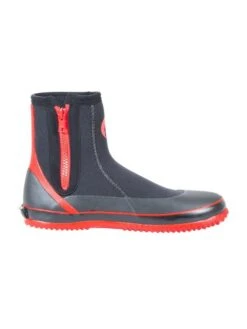 Two Bare Feet 5mm Neoprene Zipped Wetsuit Boots (Red) -Surf Tide Motion 5mm neoprene zipped boots red 4