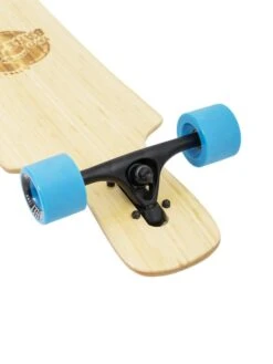 Two Bare Feet "The Parker" 42.5in Bamboo Series Longboard Skateboard Complete (Blue Wheels) -Surf Tide Motion 6 002 parker trucks 2