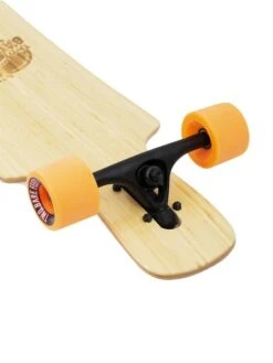 Two Bare Feet "The Parker" 42.5in Bamboo Series Longboard Skateboard Complete (Orange Wheels) 11 Two Bare Feet "The Parker" 42.5in Bamboo Series Longboard Skateboard Complete (Orange Wheels) -Surf Tide Motion 6 002 parker trucks 3