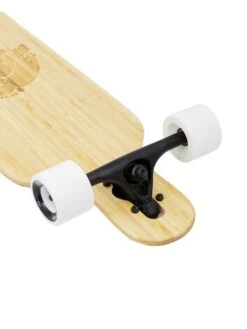 Two Bare Feet "The Austin" 36in Bamboo Series Longboard Skateboard Complete (White Wheels) -Surf Tide Motion 6 007 austin trucks 2