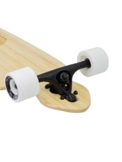 Two Bare Feet "The Duke" 41in Bamboo Series Longboard Skateboard Complete (White Wheels) -Surf Tide Motion 6 008 duke trucks 1