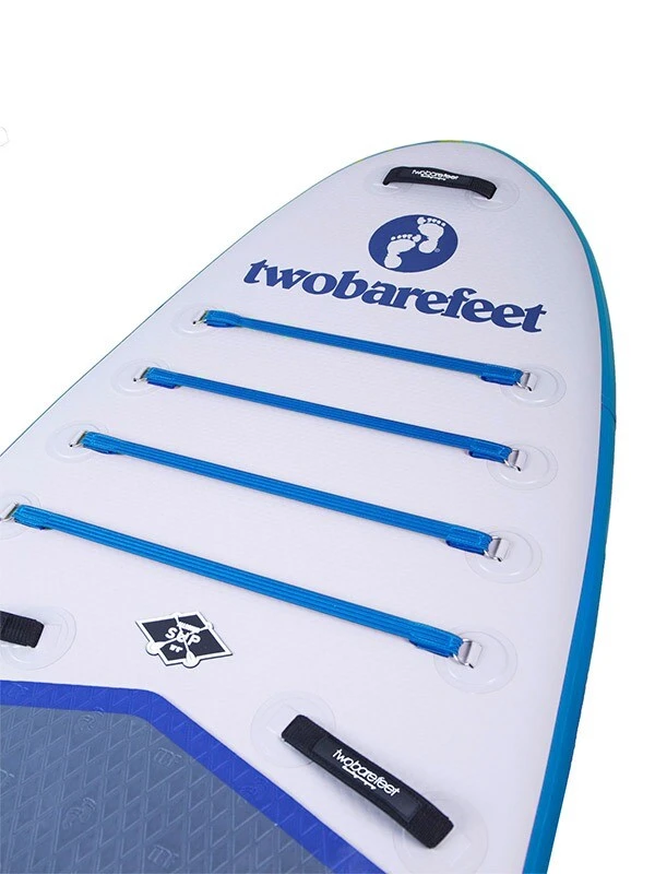 Two Bare Feet Sport Air (Allround) 10'6" X 33" X 4.75" Inflatable SUP Deluxe Carbon Hybrid Pack (Blue) 4 Two Bare Feet Sport Air (Allround) 10'6" X 33" X 4.75" Inflatable SUP Deluxe Carbon Hybrid Pack (Blue) - Image 4