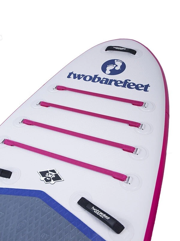 Two Bare Feet Sport Air (Allround) 10'6" X 33" X 4.75" Inflatable SUP Deluxe Fibreglass Pack (Raspberry) 4 Two Bare Feet Sport Air (Allround) 10'6" X 33" X 4.75" Inflatable SUP Deluxe Fibreglass Pack (Raspberry) - Image 4