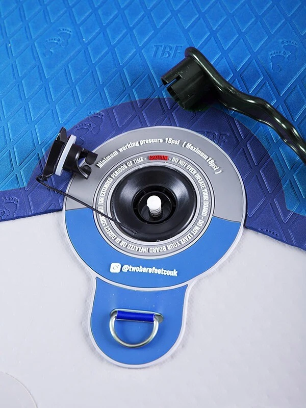 Two Bare Feet Sport Air (Allround XL) 10'10" X 33" X 6" Inflatable SUP Starter Pack (Blue) 6 Two Bare Feet Sport Air (Allround XL) 10'10" X 33" X 6" Inflatable SUP Starter Pack (Blue) - Image 6