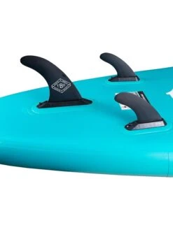 Two Bare Feet Sport Air (Allround) 10'6" X 33" X 4.75" Inflatable SUP Ultimate Pack (Teal) 15 Two Bare Feet Sport Air (Allround) 10'6" X 33" X 4.75" Inflatable SUP Ultimate Pack (Teal) -Surf Tide Motion angle 8 teal 3