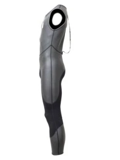 Two Bare Feet Enduro Sleeveless 2.5mm Mens Mesh Surf Suit (Black) -Surf Tide Motion angle 3 13 1