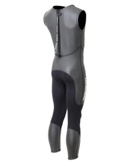 Two Bare Feet Enduro Sleeveless 2.5mm Mens Mesh Surf Suit (Black) -Surf Tide Motion angle 6 13 1