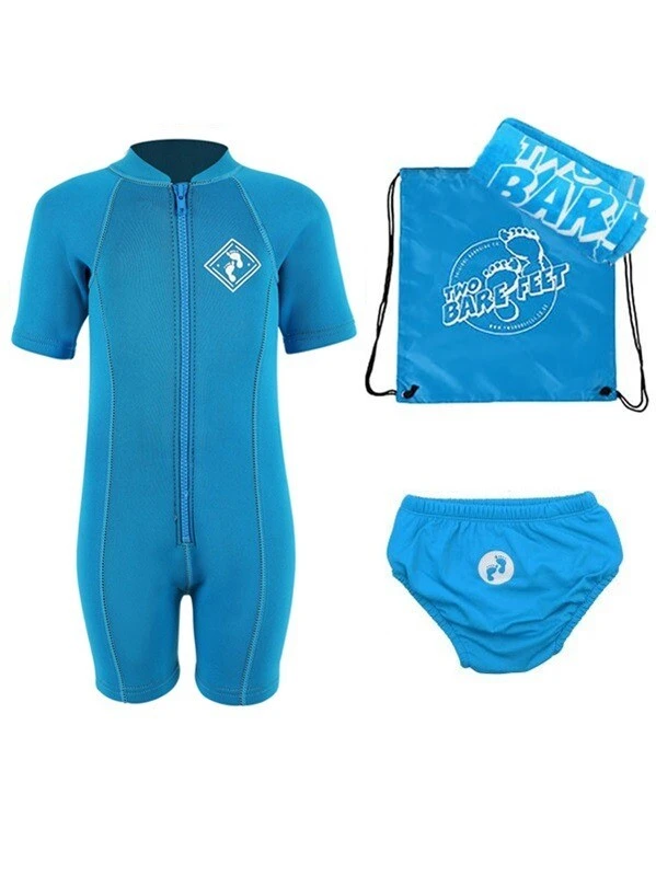 Premier Baby Swim Kit - Aquatica Wetsuit + Swim Nappy + Towel + Bag (Aqua) 1 Premier Baby Swim Kit - Aquatica Wetsuit + Swim Nappy + Towel + Bag (Aqua)