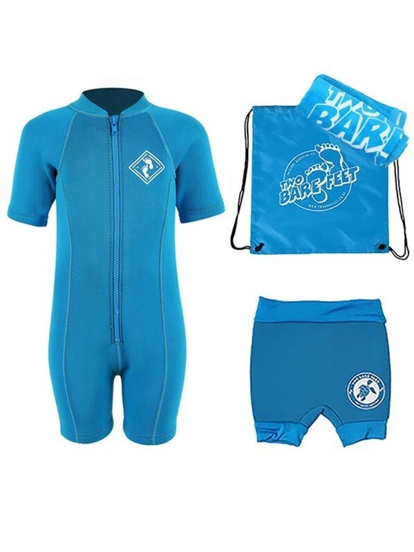 Premier Baby Swim Kit - Aquatica Wetsuit + Nappy Shorts + Towel + Bag (Aqua) 1 Premier Baby Swim Kit - Aquatica Wetsuit + Nappy Shorts + Towel + Bag (Aqua)