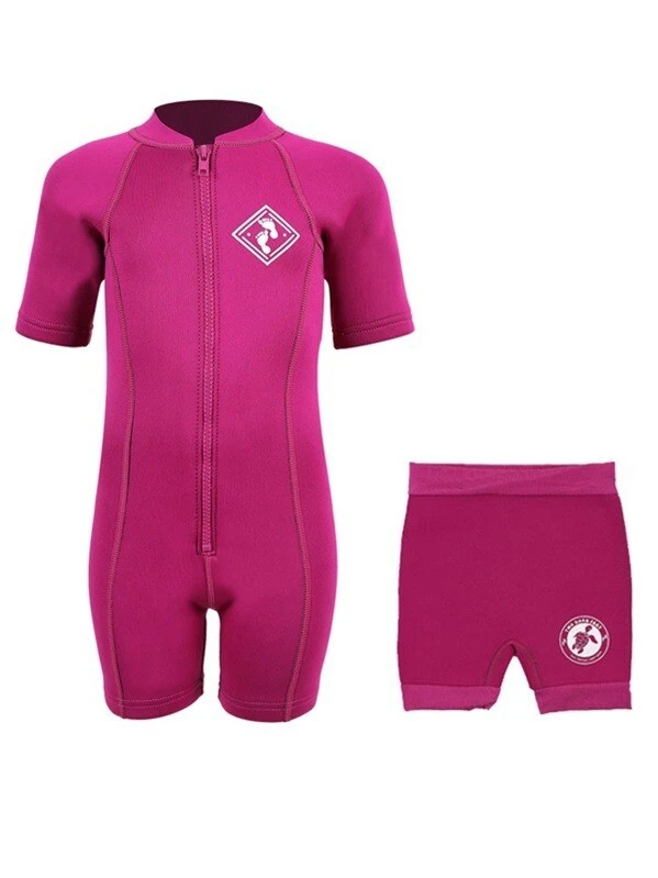 Essentials Baby Swim Kit - Aquatica Wetsuit + Nappy Shorts (Raspberry) 1 Essentials Baby Swim Kit - Aquatica Wetsuit + Nappy Shorts (Raspberry)