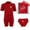 Premier Baby Swim Kit - Aquatica Wetsuit + Swim Nappy + Towel + Bag (Red)