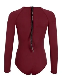 Two Bare Feet Arabella 2mm Superstretch Neoprene Womens Suit (Burgundy) -Surf Tide Motion arabella burgundy 5